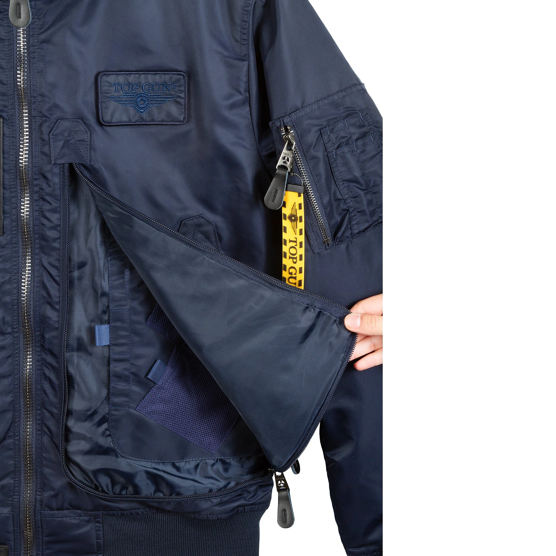 Top Gun Air Rescue Zipper Pocket On Left