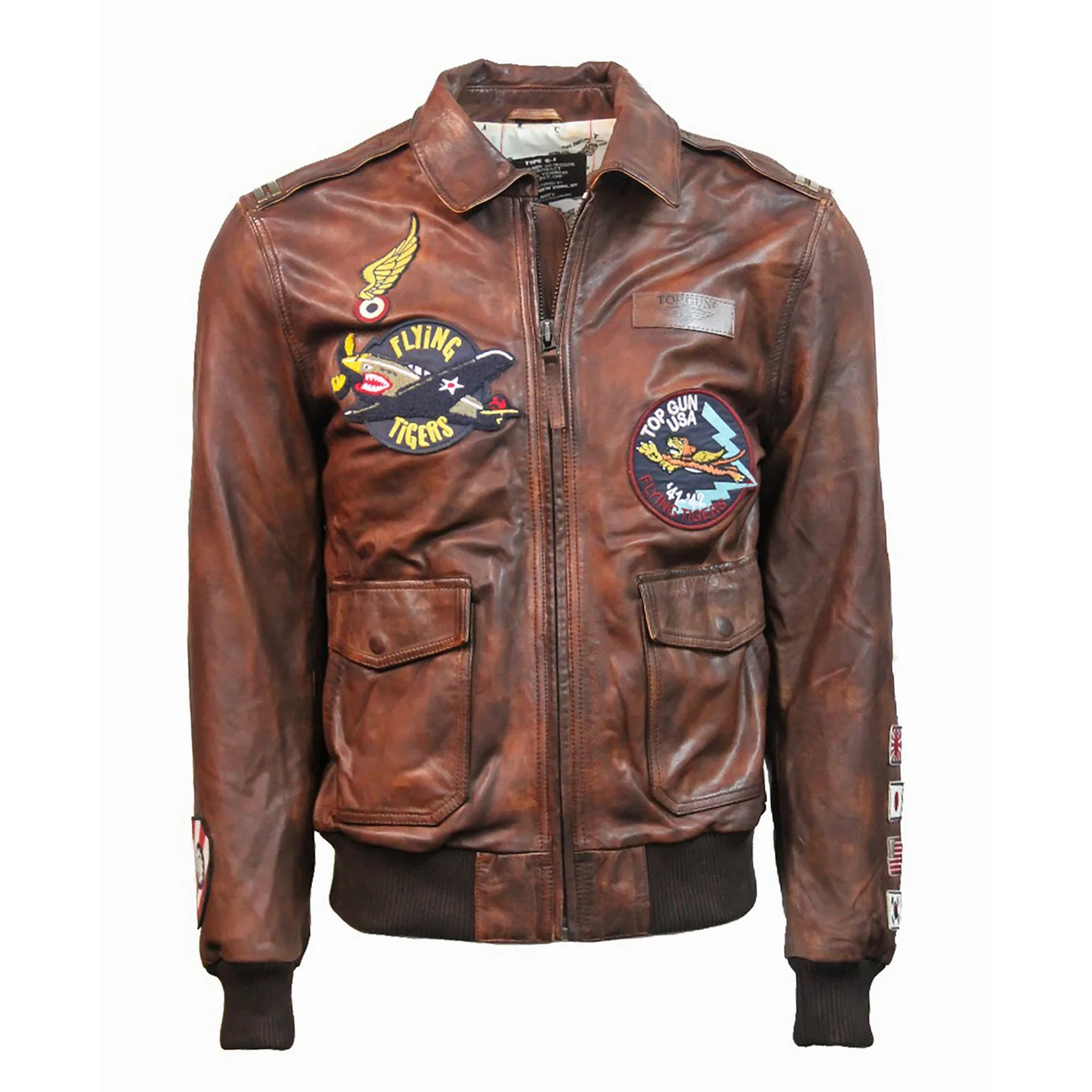 Top Gun Flying Tigers Bomber Jacket
