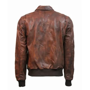 Top Gun Flying Tigers Leather Bomber Jacket