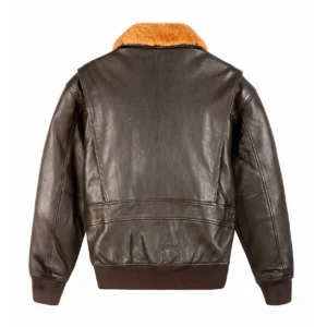 Top Gun G-1 Military Brown Bomber Jacket