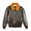 Top Gun G-1 Military Leather Bomber Jacket