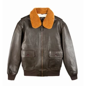 Top Gun G-1 Military Leather Bomber Jacket