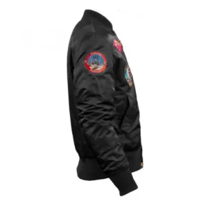 Top Gun Ma-1 Flight Bomber Satin Jacket