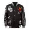 Top Gun New Goat Black Varsity Jacket