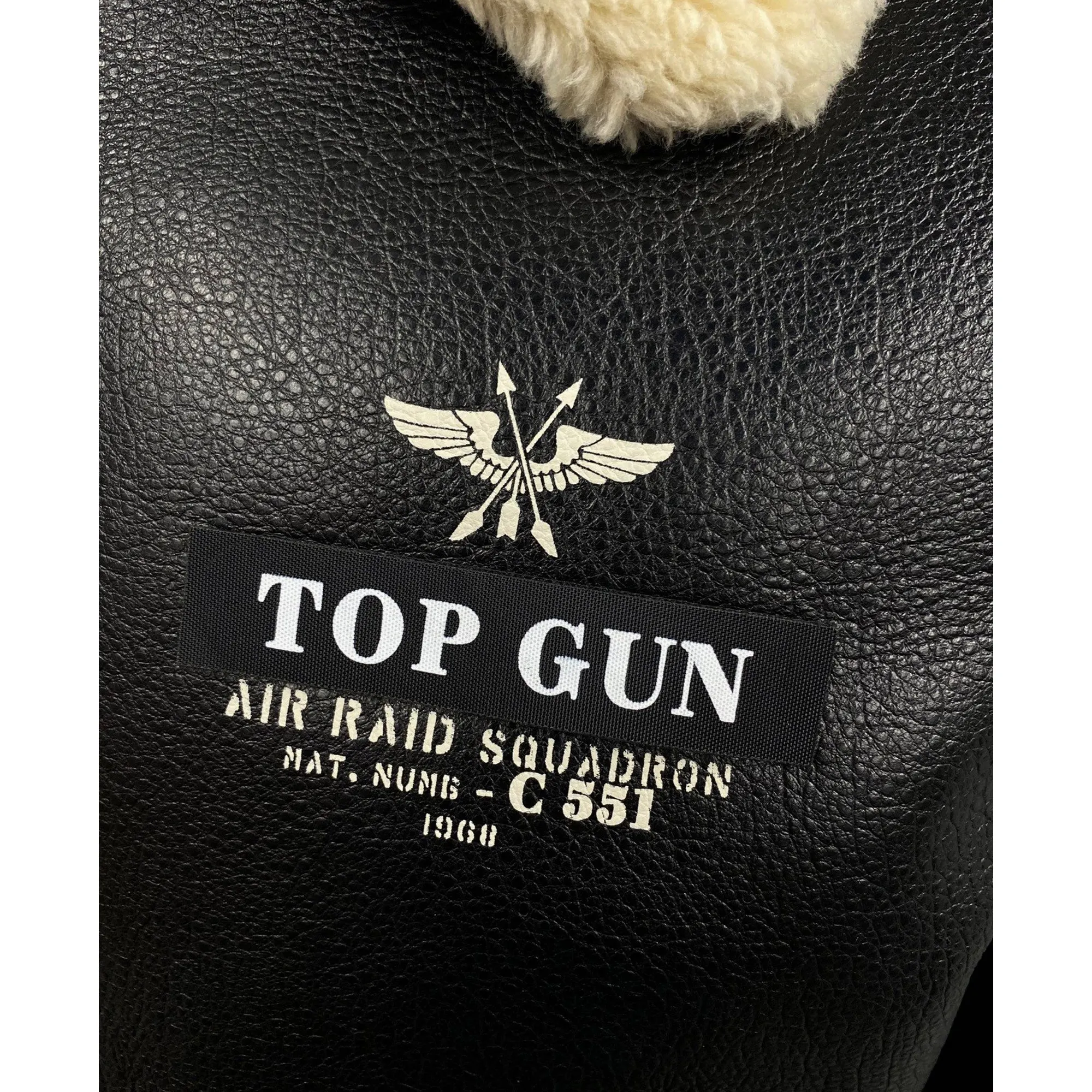 Top Gun Patch On Left Chest