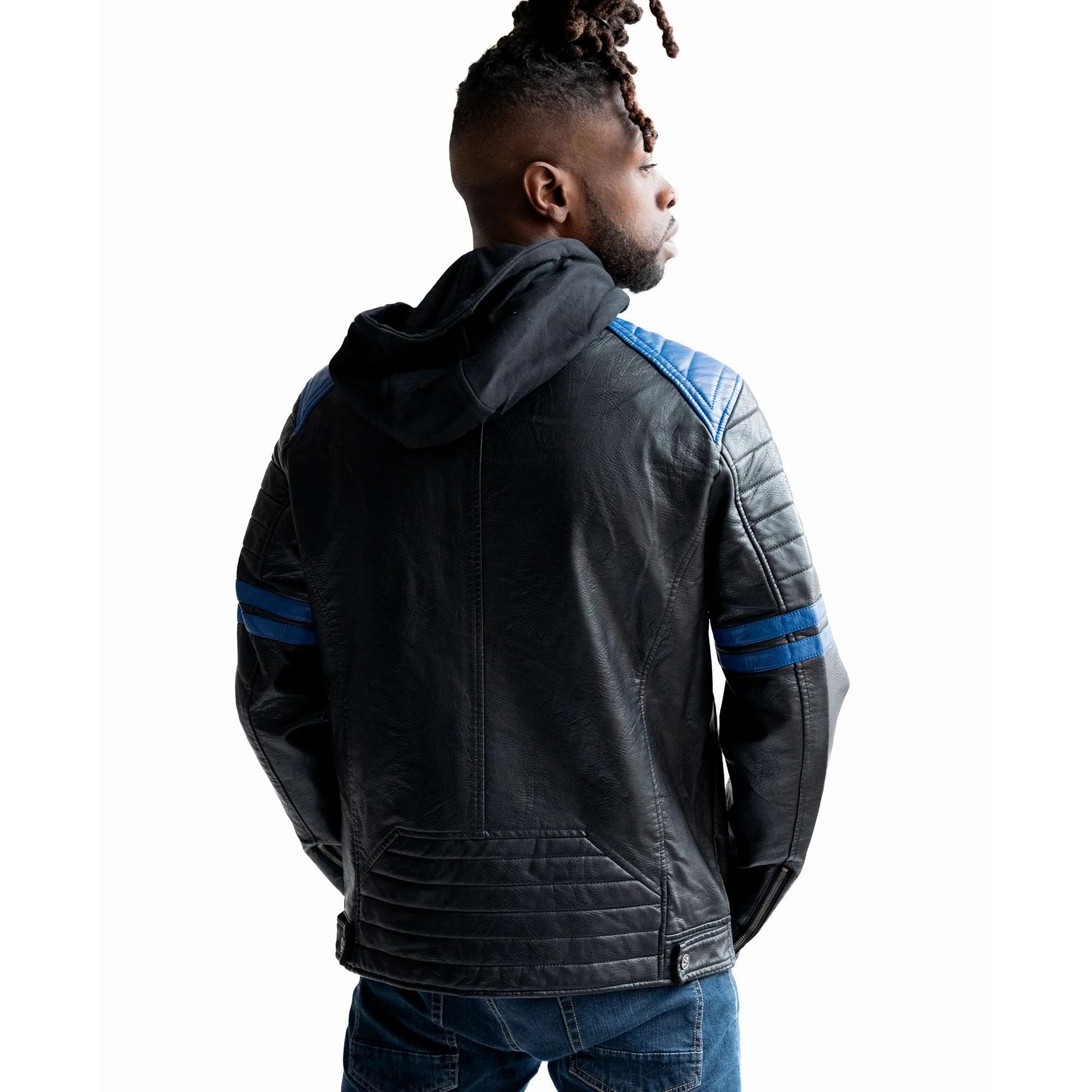 Top Gun Racer Vegan Black Leather Jacket