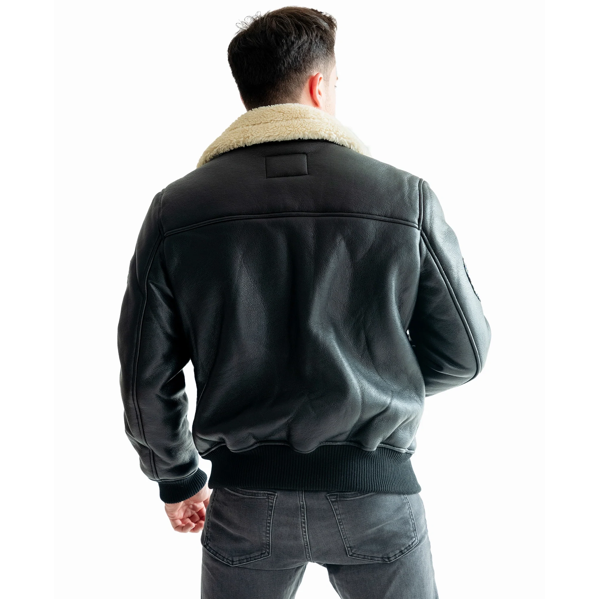 Top Gun Shearling Leather Jacket