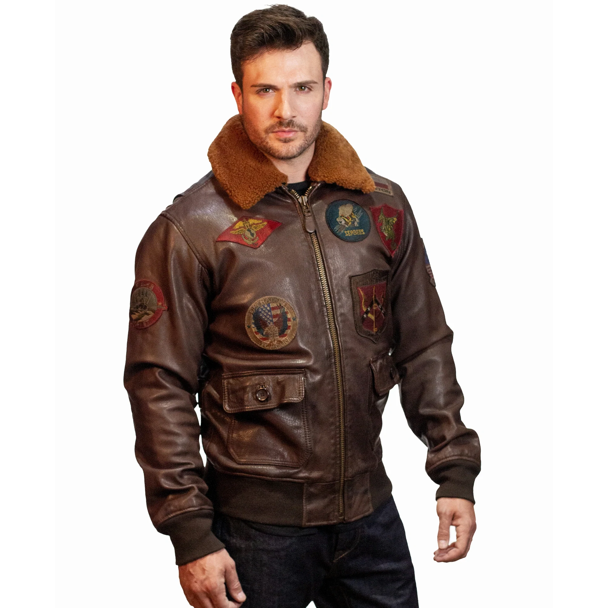 top gun signature series bomber jacket