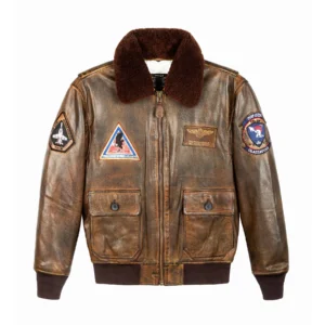 Top Gun Top Hook Shearling Bomber Jacket
