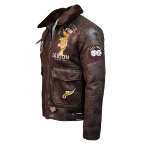 Top Gun Victory Vintage Shearling Jacket
