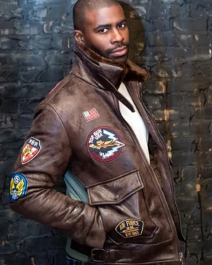Top Gun Victory Vintage Zipper Leather Jacket