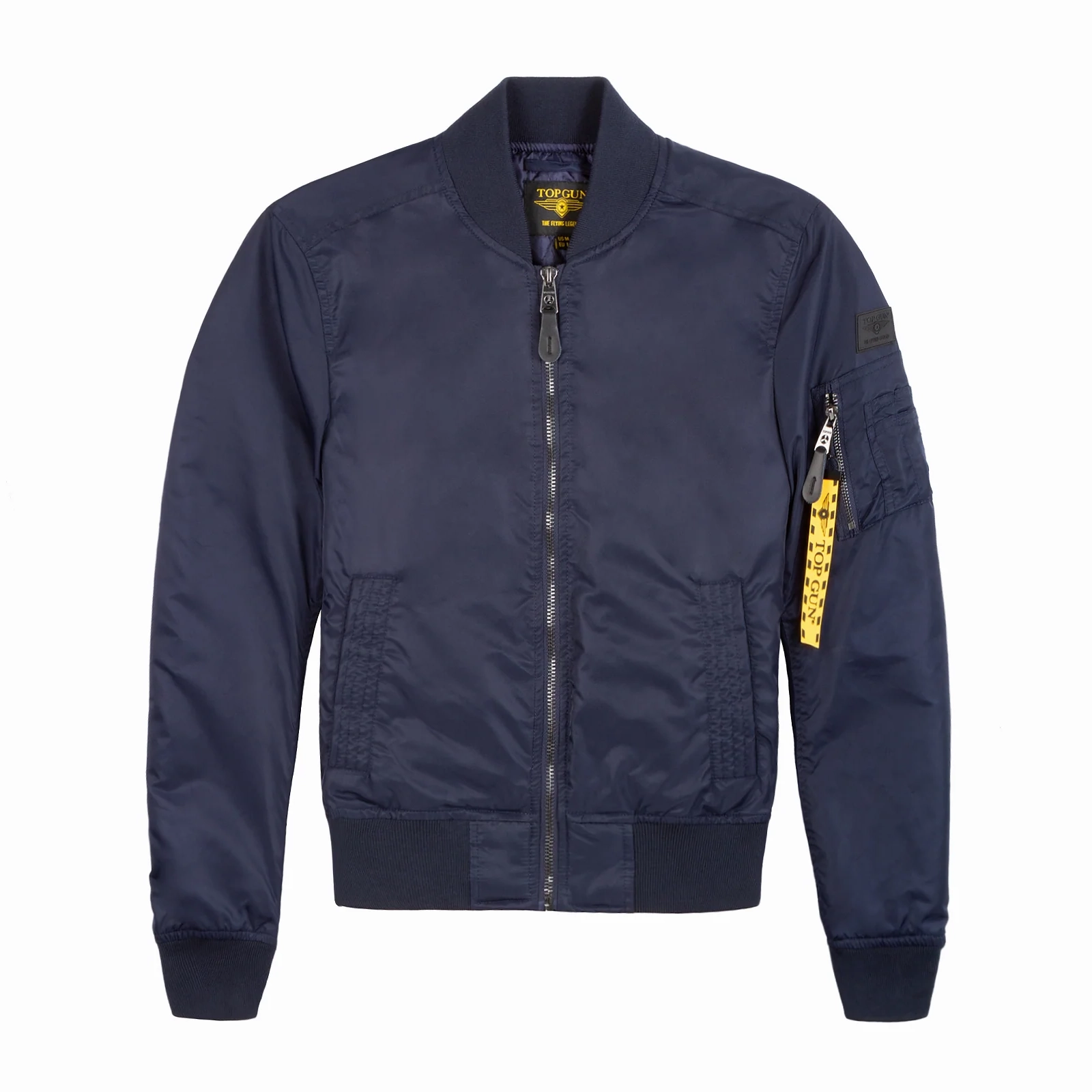 Women's Miss Top Gun MA-1 Satin Zipper Jacket